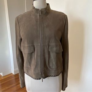 Worth Suede Zip Jacket